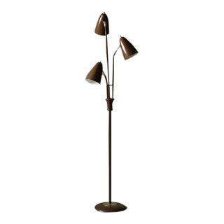 1960s Gerald Thurston for Lightolier, Triennale Floor Lamp For Sale