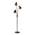 1960s Gerald Thurston for Lightolier, Triennale Floor Lamp For Sale
