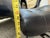 Late 20th Century Vintage Ekornes Stressless Black Leather Recliner & Ottoman For Sale - Image 5 of 18
