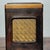 Wooden Tea Caddy Box With Woven Bamboo Panels and Sliding Lid For Sale In Los Angeles - Image 6 of 9