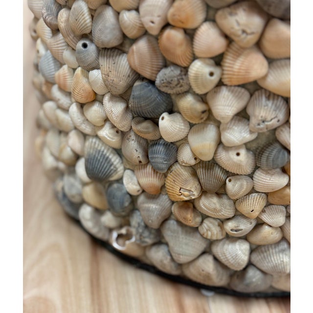 Large Antique Shell Encrusted Milk Jugs, a Pair For Sale - Image 14 of 14