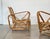 Wood Rattan and Bamboo Armchairs, 1970s, Set of 2 For Sale - Image 7 of 13