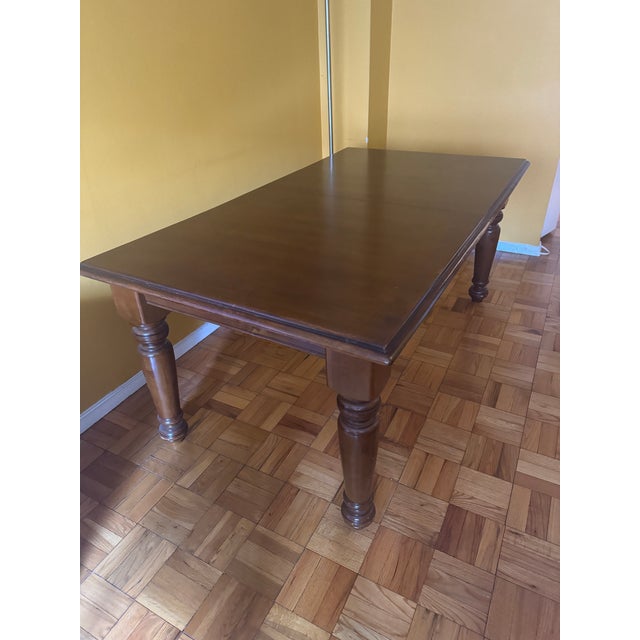 Vintage Pottery Barn Table + Protective Cover For Sale In New York - Image 6 of 8
