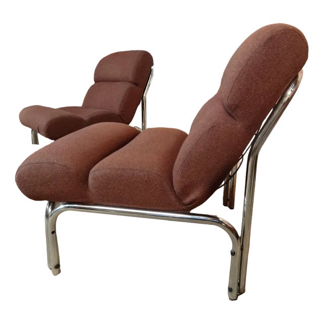 Mid-Century Lounge Set from Evertaut International, 1970s, Set of 4 For Sale