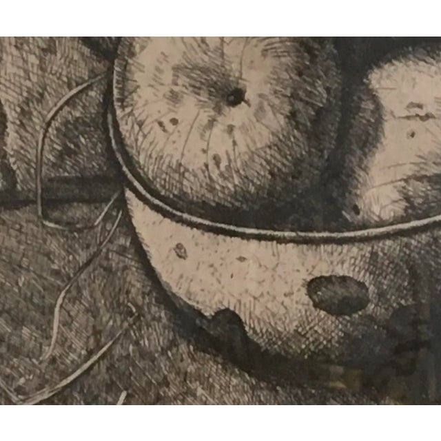 1940s Aimé Barraud, Les pommes, Etching For Sale - Image 5 of 10