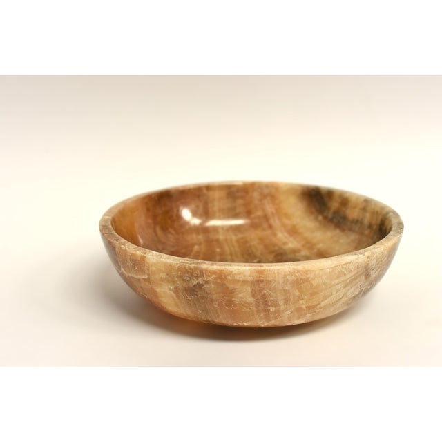 2010s Large Natural Onyx Bowl For Sale - Image 5 of 12
