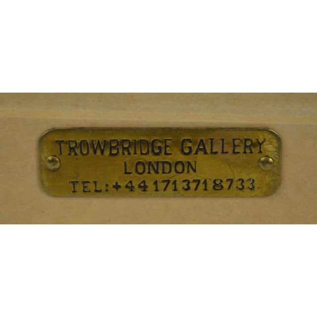 English Trowbridge Gallery London Gilt Frame W Fine St. James Square Print For Sale - Image 3 of 5