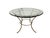 Rose Tarlow Rose Tarlow's Iron "Twig" Outdoor Dining Table and Chairs With New Cushions For Sale - Image 4 of 9