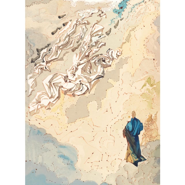Original engraving from Salvador Dalí’s "The Divine Comedy" published by Editions d’Art Les Heures Claires, Paris, in...