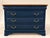 Louis Philippe Style Cherrywood Chest of 3 Drawers with Versailles Parquet Top, 1980s For Sale - Image 6 of 6