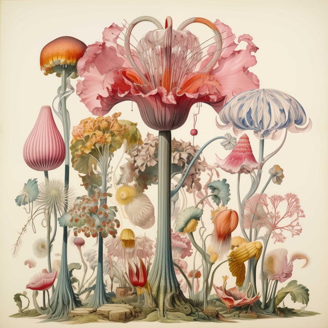 FREE SHIPPING FOR A LIMITED TIME ONLY! 'Flowers' # 94 - Original Fine Art Print by Diane Grant Studio Editions. From a...