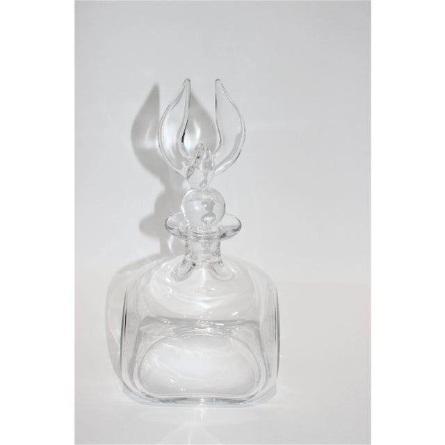 Steuben Lloyd Atkins Eagle Decanter Signed For Sale - Image 11 of 12