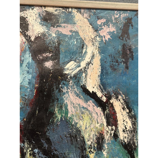 E. L. Höglund, Häst, 1950s, Oil Painting on Canvas, Framed For Sale - Image 9 of 18