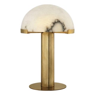 Marble & Copper Luxury Table Lamp For Sale