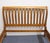 Late 20th Century Vineyard Furniture Solid Oak Early American Rustic Style Queen Size Slatted Bed For Sale - Image 5 of 9