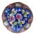 Majolica Roses Plate Wasmuel, Circa 1890 For Sale