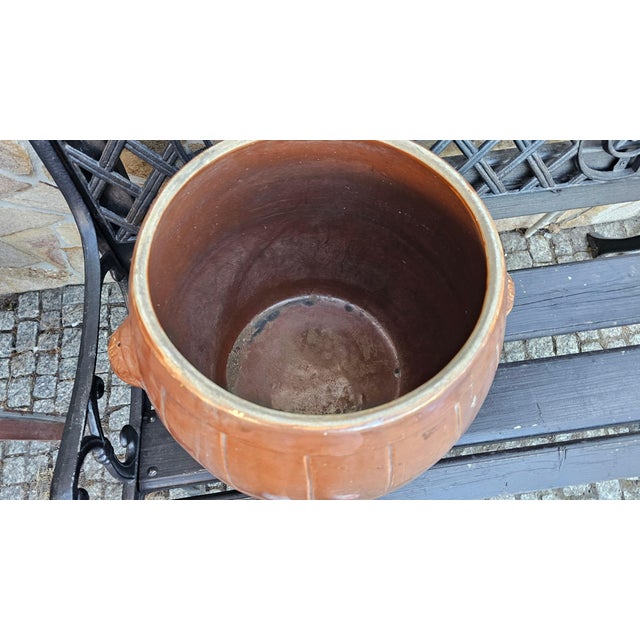 Vintage Art Deco Clay Pot, 1950s For Sale - Image 4 of 12
