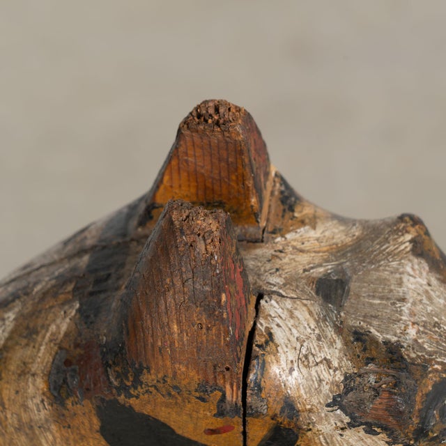 Mid 19th Century Swedish Original Painted Pine Small Carousel Horse For Sale - Image 9 of 14