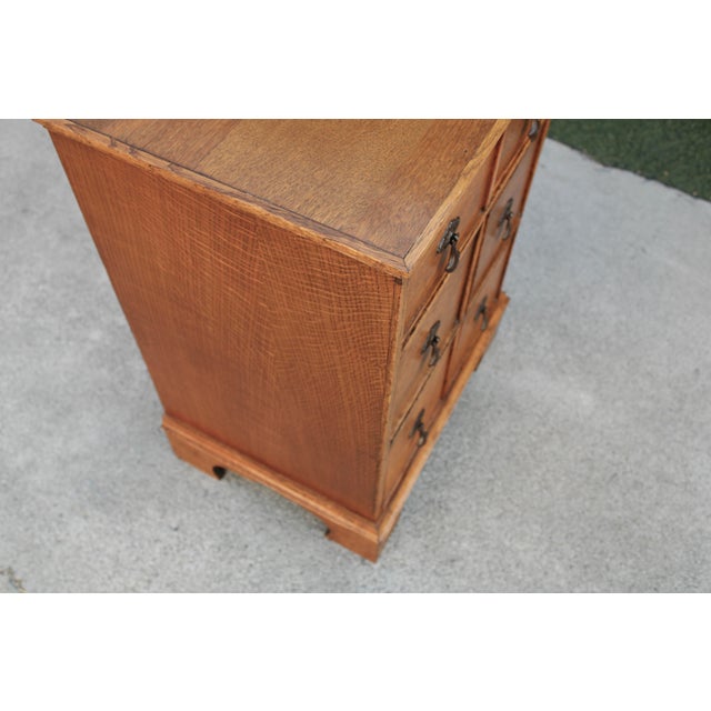 Apothecary Oak Nightstand Chairish