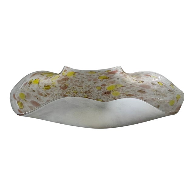 Vintage Murano Decorative Dish/Tray For Sale