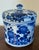 Antique Kangxi Period Blue & White Porcelain Covered Jar Decorated With Precious Objects For Sale In New York - Image 6 of 9