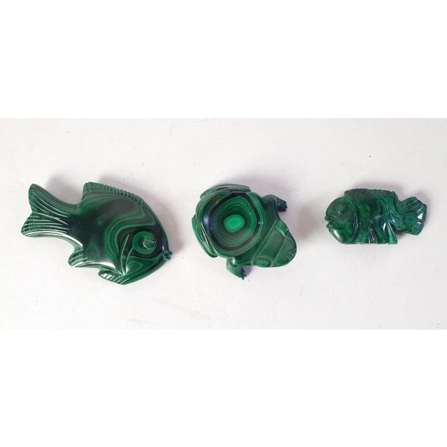 Gemstone Malachite Animal Collection, Set of 17 For Sale - Image 7 of 11