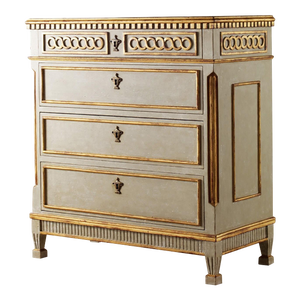 Modern History Painted Regency Chest