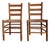 Antique Primitive Ladderback Roped Seat Folk Art, Farm Chair, Early 1900s For Sale