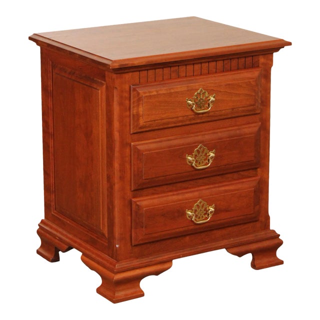 Millcraft 'Victoria's Tradition' Solid Cherry Three-Drawer Nightstand For Sale