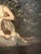 An elegant antique oil painting by Miklós Santhó (Hungarian, 1869–1932) depicting a poetic Arcadian scene where two...