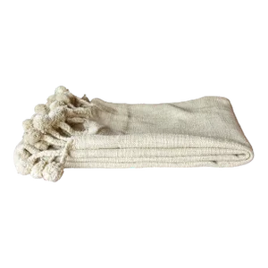 Sand Hand-Loomed Cotton Throw