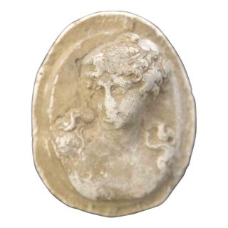 19th Century Neoclassical Cameo Intaglio in Metal, Italy For Sale