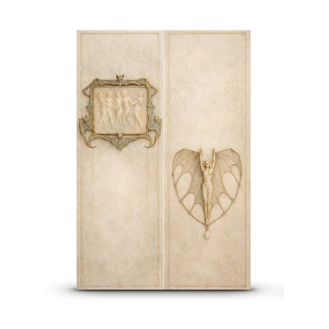 Large Art Nouveau Jewelry Study "Alabaster Oracle" – 40" X 60" Fine Art Print on Brushed Metal For Sale - Image 14 of 14