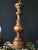 Antique Wood and Brass Chandelier, 1960s For Sale - Image 10 of 11