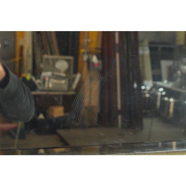 Antique Victorian Beveled Mirror Wood Mantel For Sale - Image 9 of 16