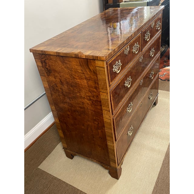 Mid-18th Century English Burl Walnut Chest of Drawers For Sale - Image 11 of 16