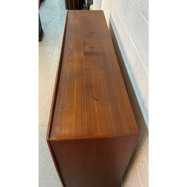 Danish Teak Mid-Century High-Boy Gentleman’s Wardrobe For Sale - Image 9 of 17