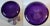 Signed Rich Pitkethly Art Glass Amethyst Handkerchief Vase With Swirled Lines For Sale - Image 11 of 12