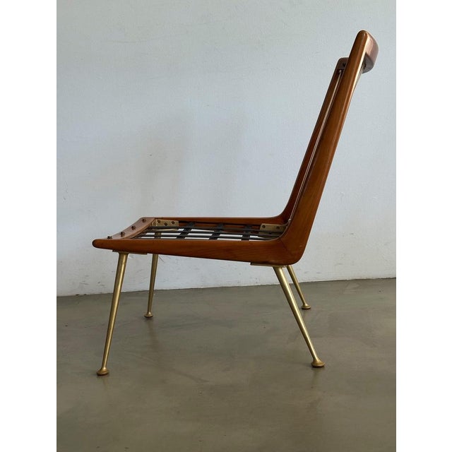 Orange Early Boomerang Chairs by Hans Mitzlaff and Eugen Lange for Soloform, 1950s, Set of 2 For Sale - Image 8 of 9