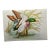 Vintage Mallard Duck Handpainted Scene, 1920's Tile For Sale