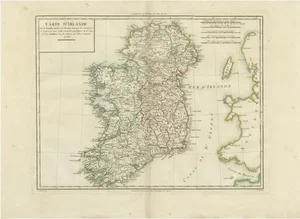 Map of Ireland, 1802