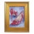 Impressionist Fashion Red Stiletto Evening Shoes Oil Painting Displayed in a Antiqued Gold Wood Frame For Sale