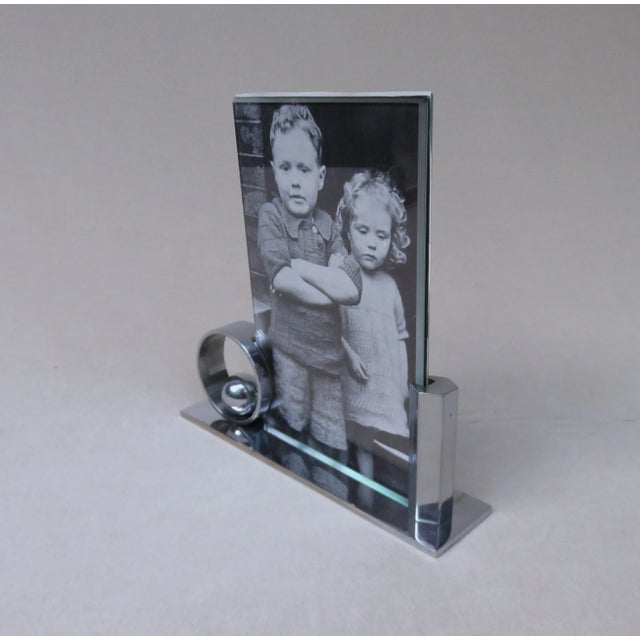 A picture frame from the time of Art Deco, carried out in strict style of this time. The picture frame can be used on both...