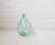 Mid-Century Modern Vintage Light Green Glass Balloon Bottle, 1950s For Sale - Image 3 of 11