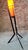 Black Glass and Metal Rocket-Shaped Floor Lamp from Vistosi, Italy, 1950s For Sale - Image 8 of 10