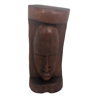 African Wooden Sculpture, 1980s, Wood For Sale