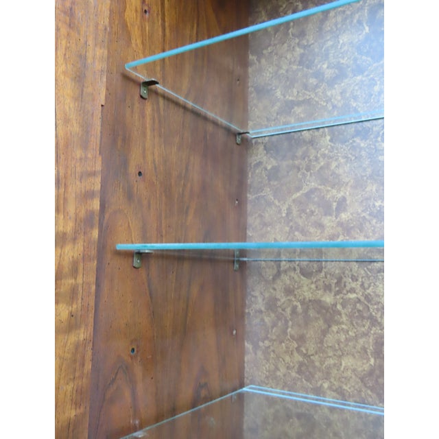 Brutalist Lane Mid Century Modern Bookshelf Display China Cabinet 6303 For Sale - Image 9 of 13