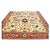 Ivory Persian Serapi 7x11 Ivory, Rust, & Blue Recreation Handmade Area Rug #1141228 For Sale - Image 8 of 11