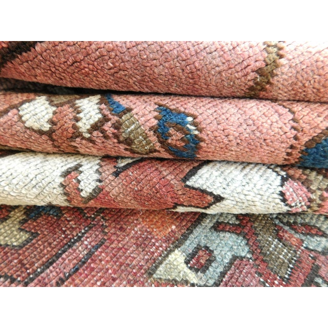 Antique Persian Serapi Rug. 13'6"x 9'6" For Sale - Image 16 of 18