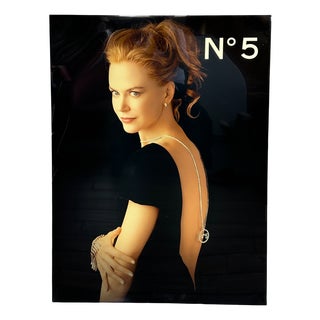 Coco Chanel No. 5. Advertisement Display with Nicole Kidman, 2000s For Sale